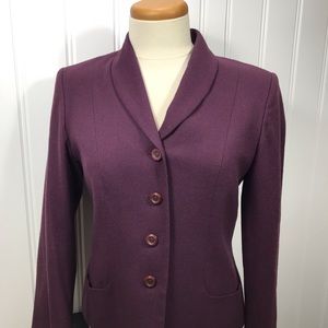 Pendleton wool blazer women’s size 6P purple